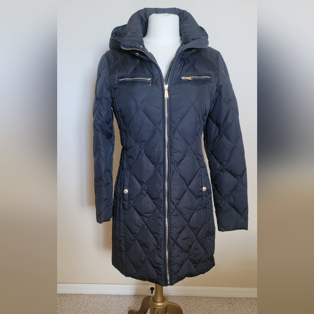 CALVIN KLEIN WOMAN'S DOWN KNEE LENGTH COAT (sz med)